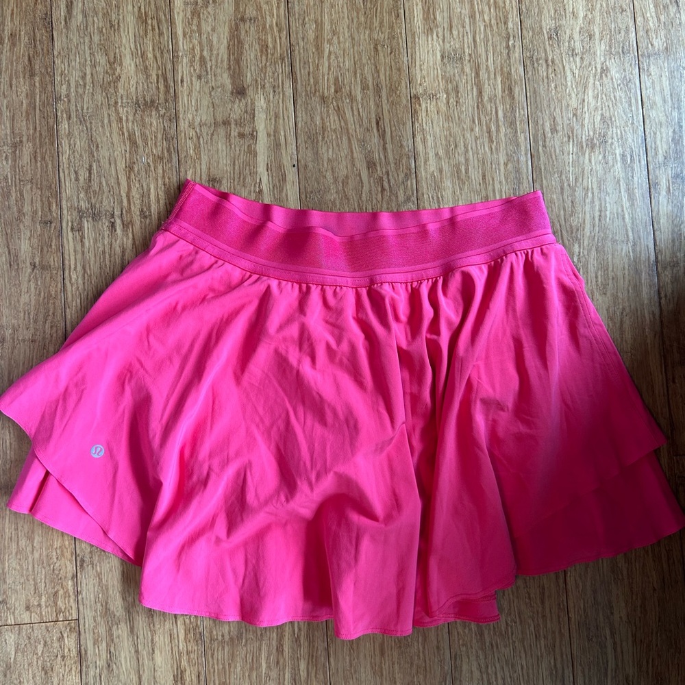 lululemon athletica Bright Pink Mini Skirt